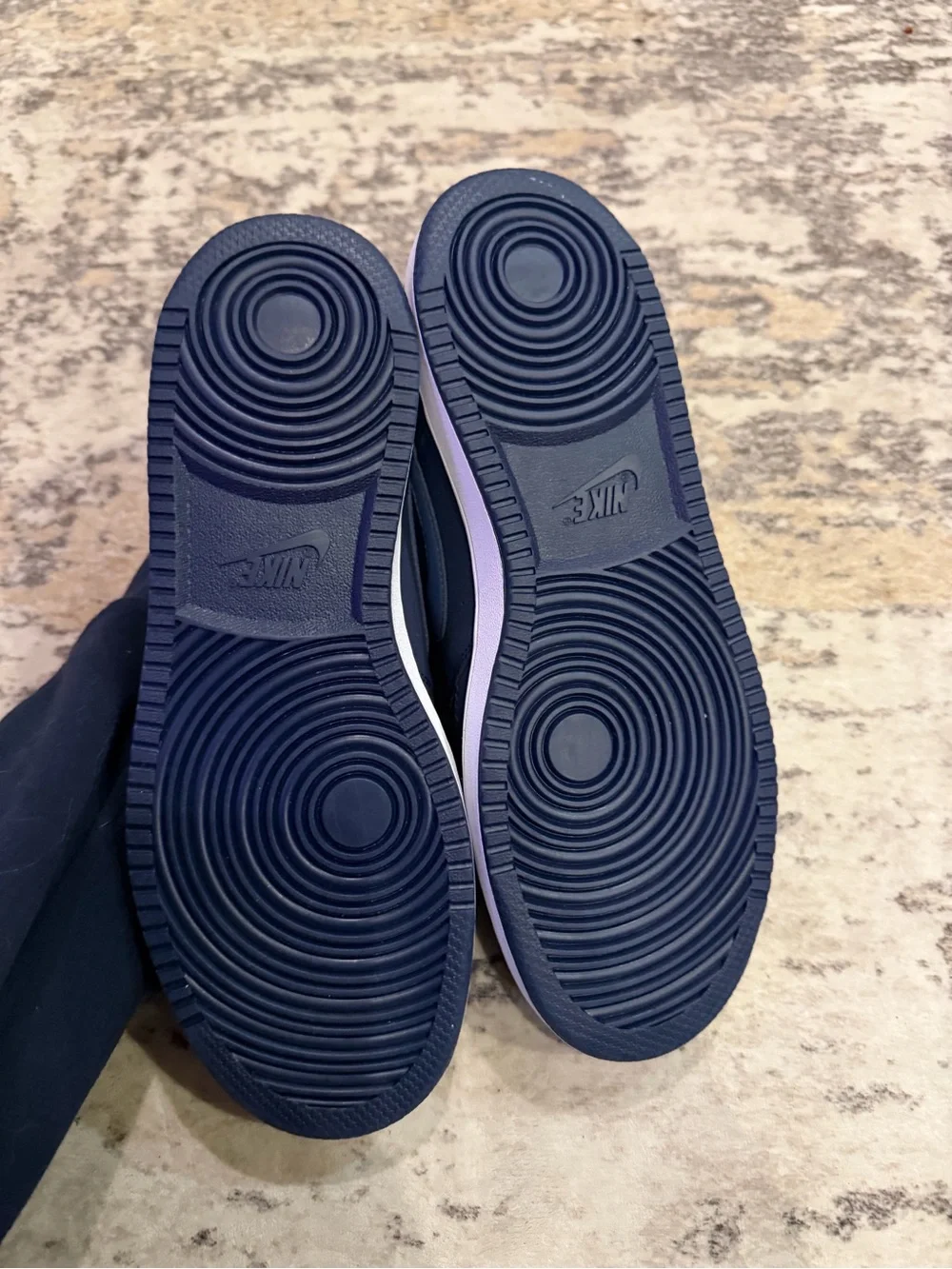 Nike Men's Low-Top Sneaker in Navy and Blue